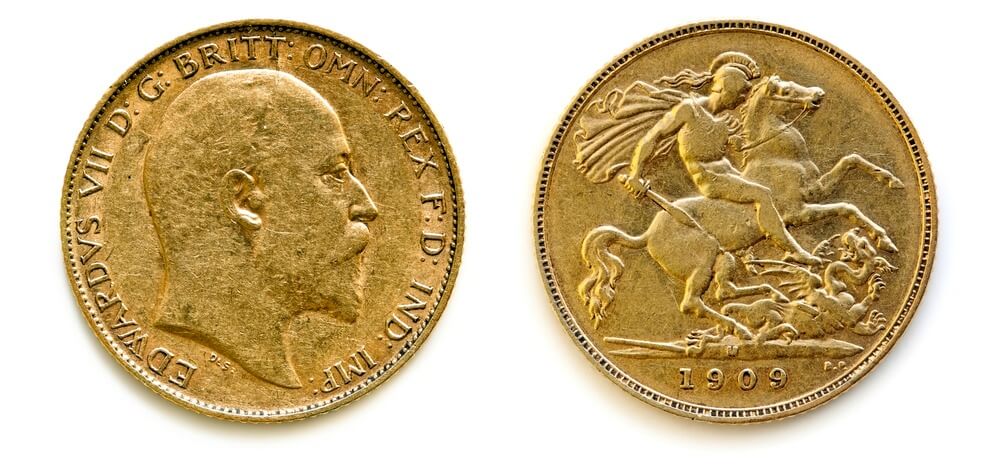 buying one pound sterling sovereign from Great Britain - Edward VIII