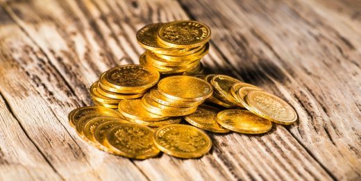 how much is today's trade-in cost at spot for 5 or 20 dollar coins?